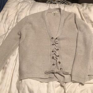 Oversized knit sweater